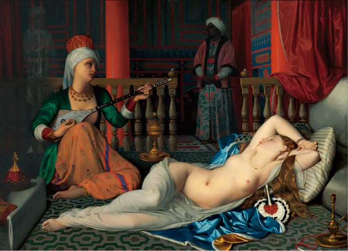  让·奥古斯特·多米尼克·安格尔 Jean Auguste Dominique Ingres ——土耳其宫女与女奴